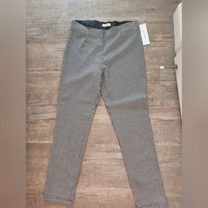 Calvin Klein black n white checkered pants size 12
